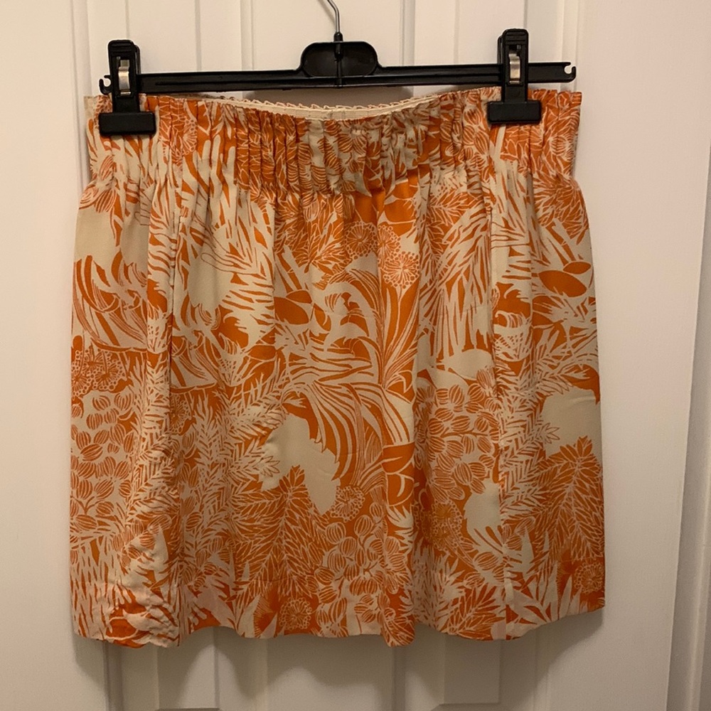 Club Monaco Silk mini skirt